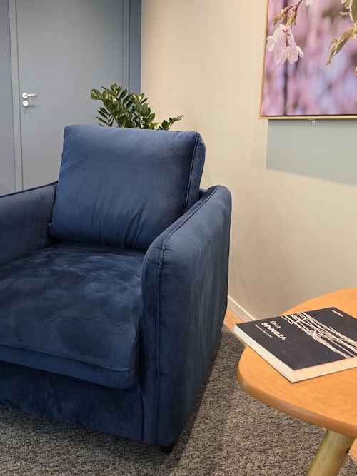 cadeira azul mauricio corsetti psicologia